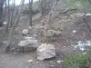 Левый берег ручья в феврале 2018 года
